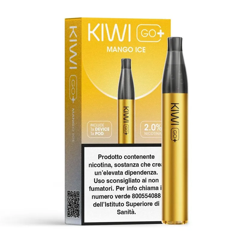 KIWI GO PLUS - STARTER KIT - MANGO ICE - 0 mg/ml - 2ml