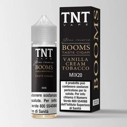 BOOMS VANILLA CREAM TOBACCO GRAN RESERVE - 20/60 - TNT - 20ml - 0 mg/ml