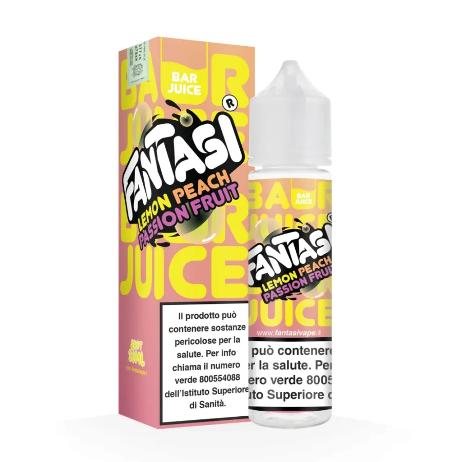 LEMON PEACH PASSION FRUIT - 20/60 - BAR JUICE - FANTASI - 20ml - 0 mg/ml