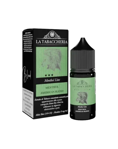 MENTHOL AMERICAN BLEND - 10/30 - EXTRA DRY 4POD - LA TABACCHERIA - 10ml - 0 mg/ml