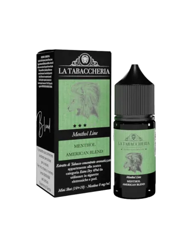MENTHOL AMERICAN BLEND - 10/30 - EXTRA DRY 4POD - LA TABACCHERIA - 10ml - 0 mg/ml