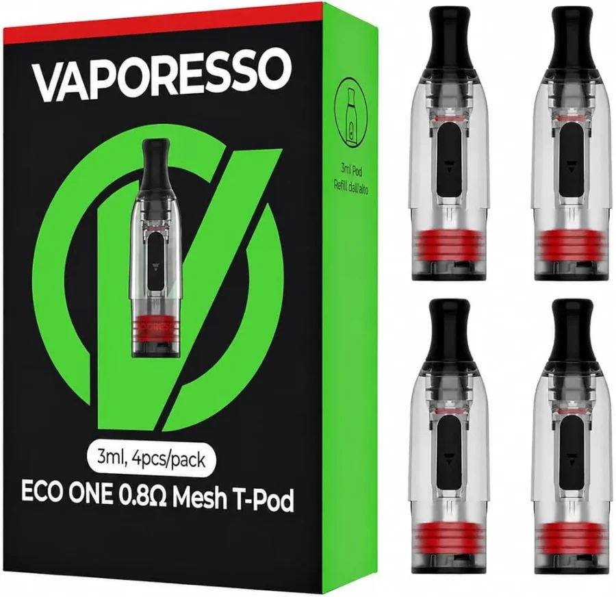 ECO ONE T-POD 3ML X4 - VAPORESSO - 0.8 ohm