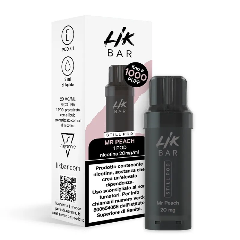 MR PEACH - LIK BAR STILL POD - 0 mg/ml - 2ml