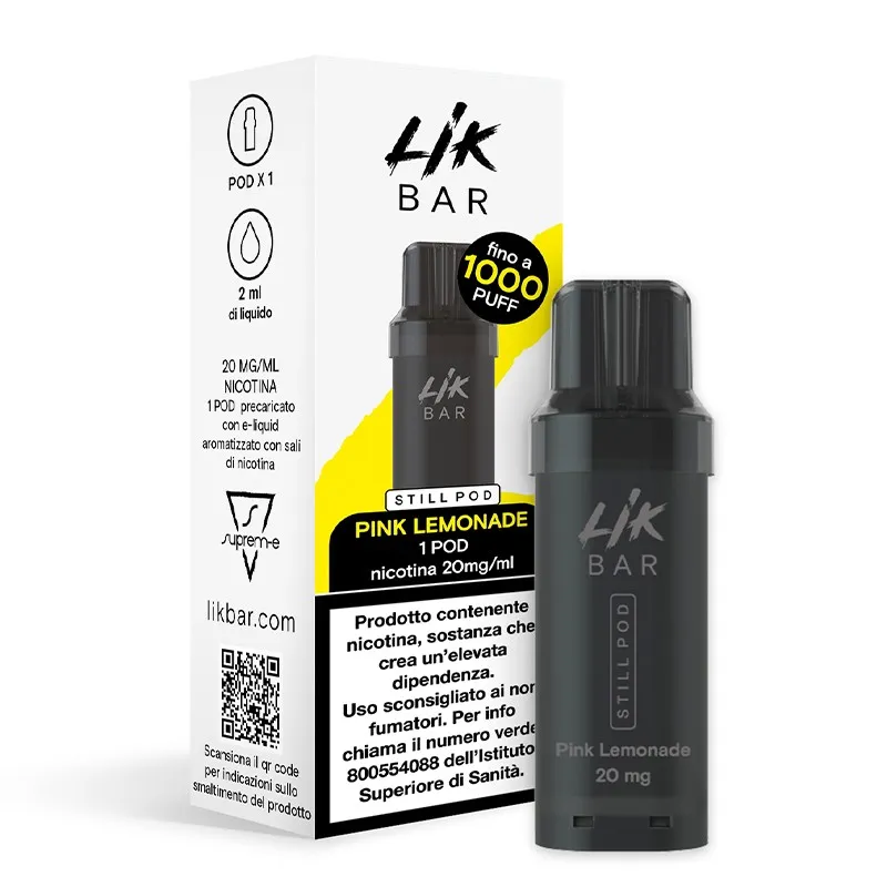 PINK LEMONADE - LIK BAR STILL POD - 0 mg/ml - 2ml