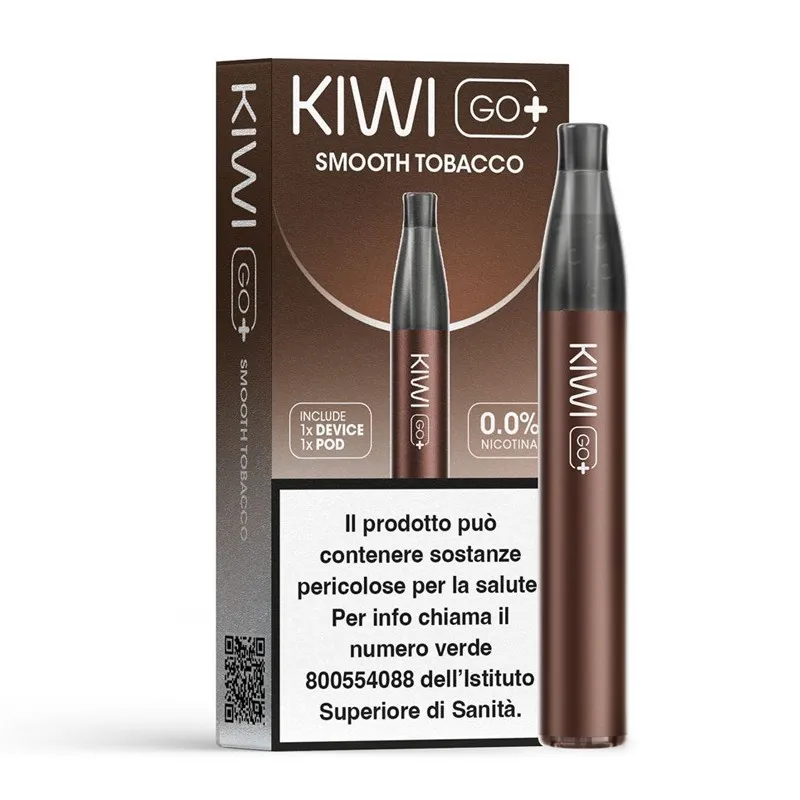 KIWI GO PLUS - STARTER KIT - SMOOTH TOBACCO - 0 mg/ml - 2ml