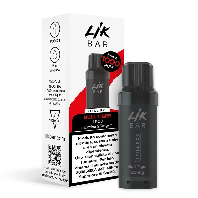BULL TIGER - LIK BAR STILL POD - 0 mg/ml - 2ml