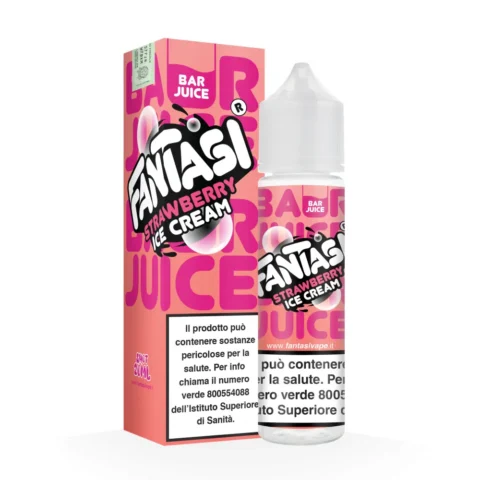 STRAWBERRY ICE CREAM - 20/60 - BAR JUICE - FANTASI - 20ml - 0 mg/ml