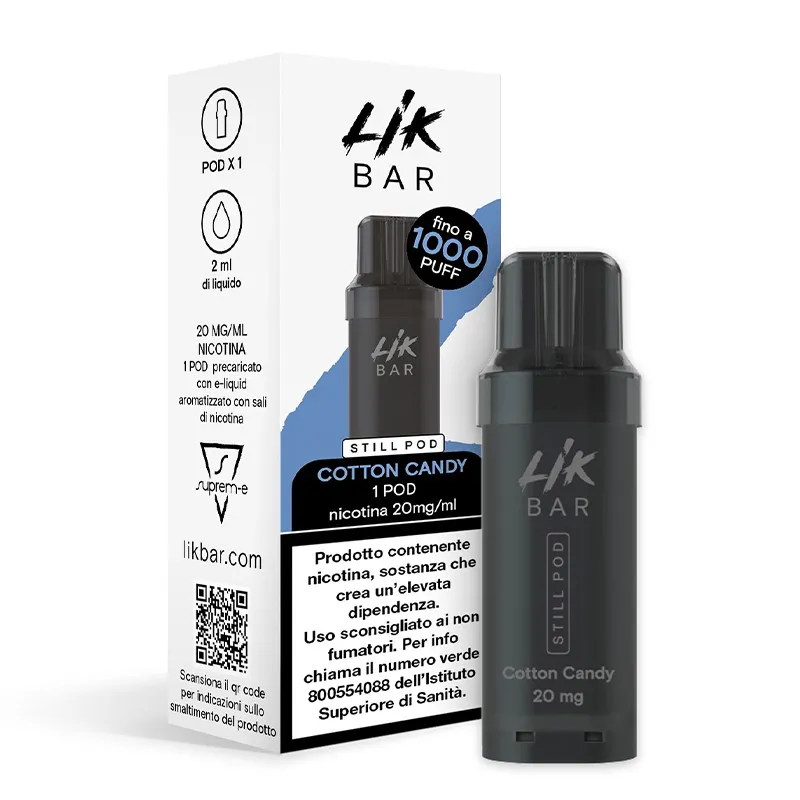 COTTON CANDY - LIK BAR STILL POD - 0 mg/ml - 2ml