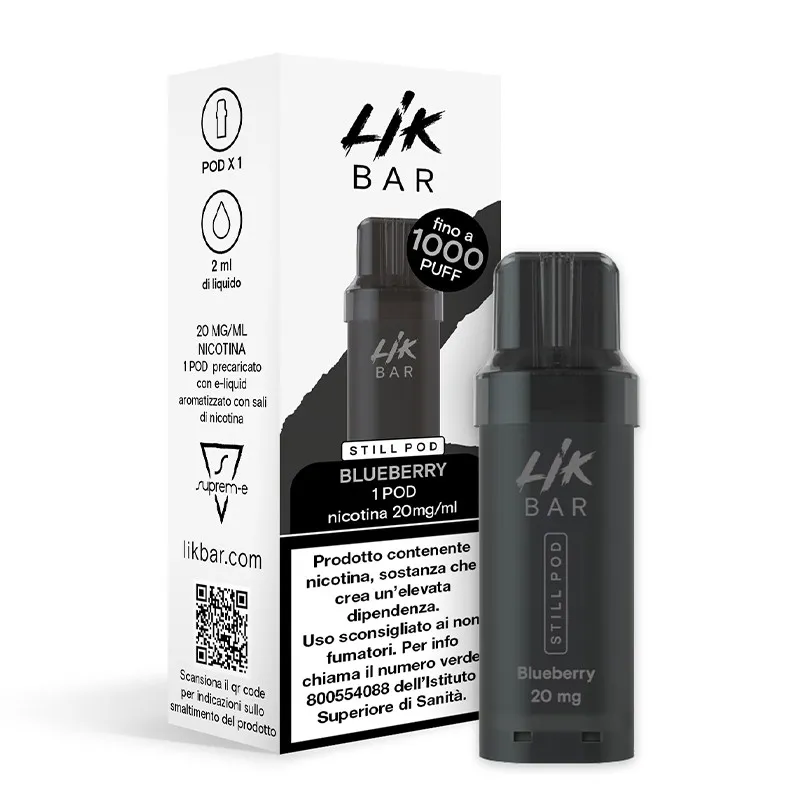 BLUEBERRY - LIK BAR STILL POD - 0 mg/ml - 2ml