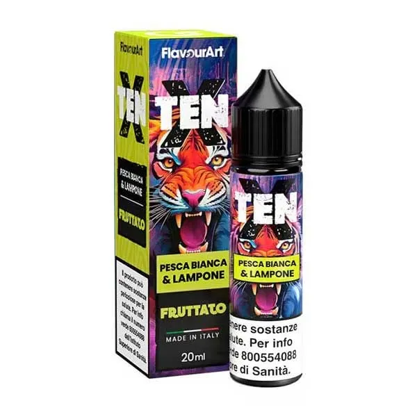 PESCA BIANCA & LAMPONE - 20/60 - FLAVOURART - 20ml - 0 mg/ml
