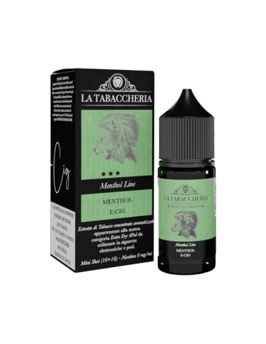 MENTHOL E-CIG - 10/30 - EXTRA DRY 4POD - LA TABACCHERIA - 10ml - 0 mg/ml