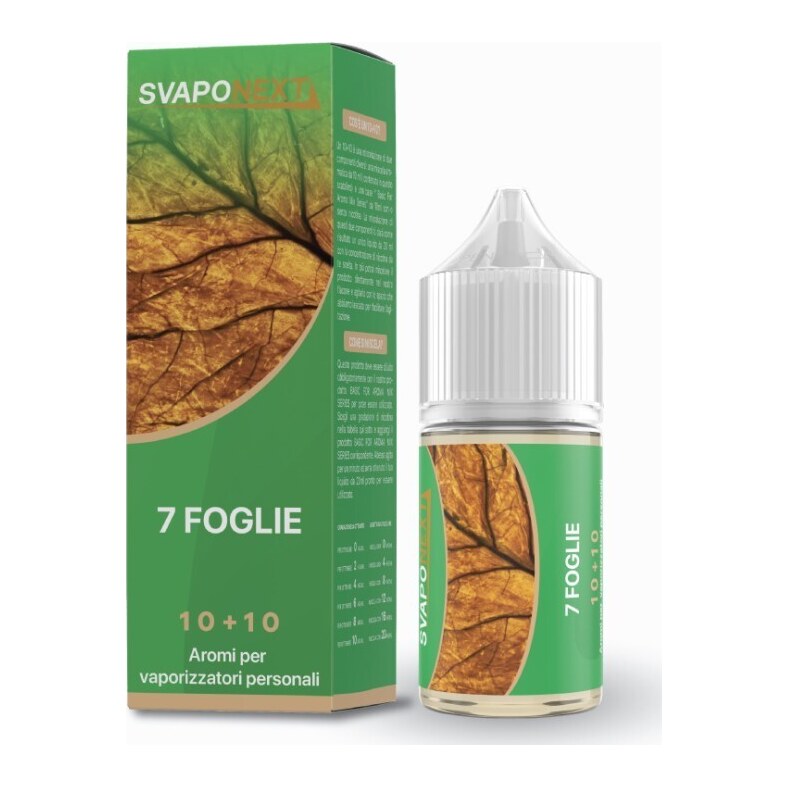 7 FOGLIE - 10/30 - SVAPONEXT - 10ml - 0 mg/ml