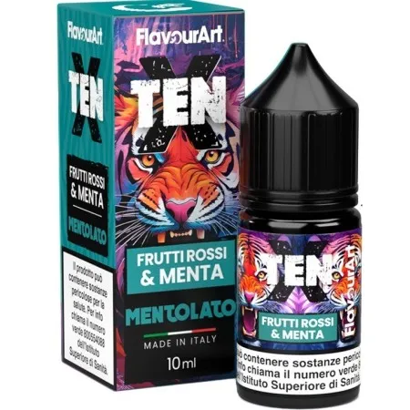 FRUTTI ROSSI & MENTA - 10/30 - FLAVOURART - 10ml - 0 mg/ml