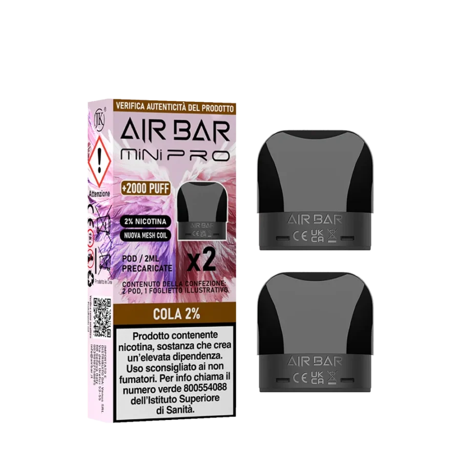 COLA POD X2 - MINI PRO - AIRBAR - 0 mg/ml - 2ml