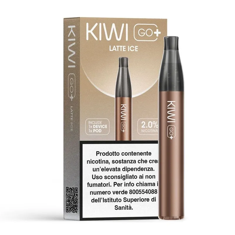 KIWI GO PLUS - STARTER KIT - LATTE ICE - 0 mg/ml - 2ml
