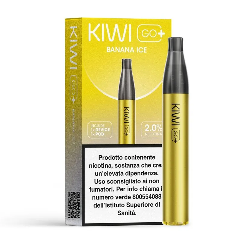 KIWI GO PLUS - STARTER KIT - BANANA ICE - 0 mg/ml - 2ml