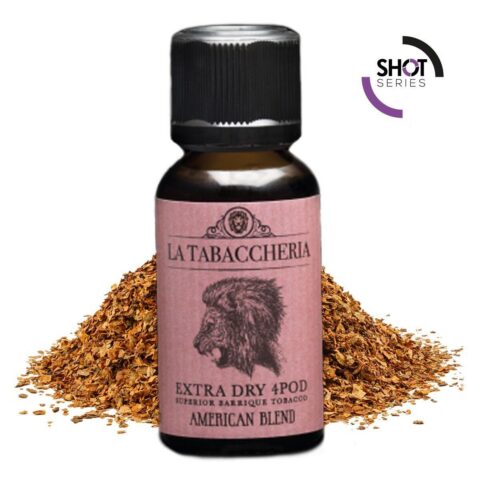 AMERICAN BLEND - 20/60 - EXTRA DRY 4POD - LA TABACCHERIA - 20ml - 0 mg/ml