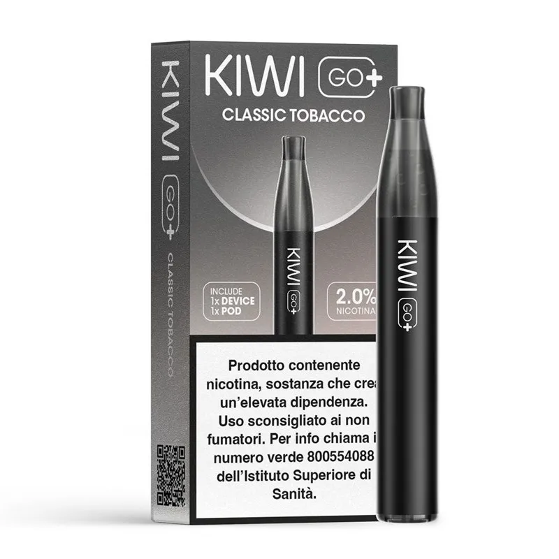 KIWI GO PLUS - STARTER KIT - CLASSIC TOBACCO - 0 mg/ml - 2ml