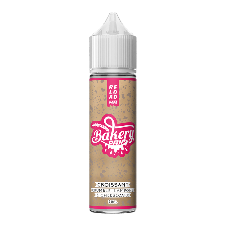 BAKERY DRIP  - CROISSANT CRUMBLE LAMPONE - 20/60 - RELOADVAPE - 20ml - 0 mg/ml