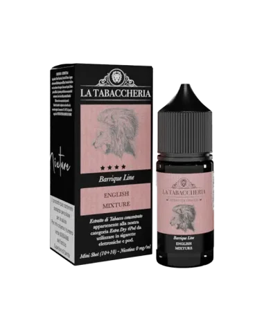 ENGLISH MIXTURE - 10/30 - EXTRA DRY 4POD - LA TABACCHERIA - 10ml - 0 mg/ml