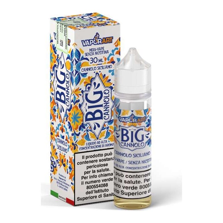BIG CANNOLO - MIX 30/60 - VAPORART - 30ml - 0 mg/ml