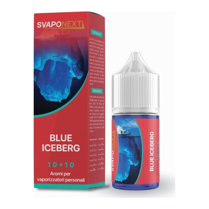 BLUE ICEBERG - 10/30 - SVAPONEXT - 10ml - 0 mg/ml