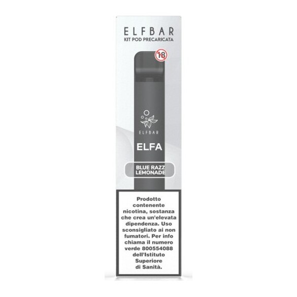 BLUE RAZZ LEMONADE - VAPORBAR - 10/30 - RELOADVAPE - 10ml - 0 mg/ml