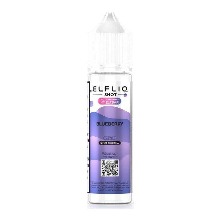 BLUEBERRY - 20/60 - ELFLIQ - 20ml - 0 mg/ml