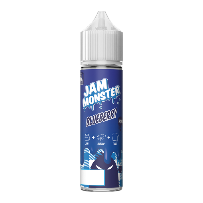 BLUEBERRY JAM - 20/60 - MONSTER VAPE LABS - 20ml - 0 mg/ml