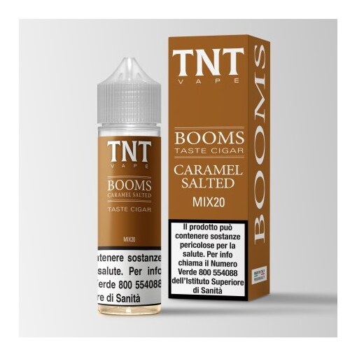 BOOMS SALTED CARAMEL - 20/60 - TNT - 20ml - 0 mg/ml