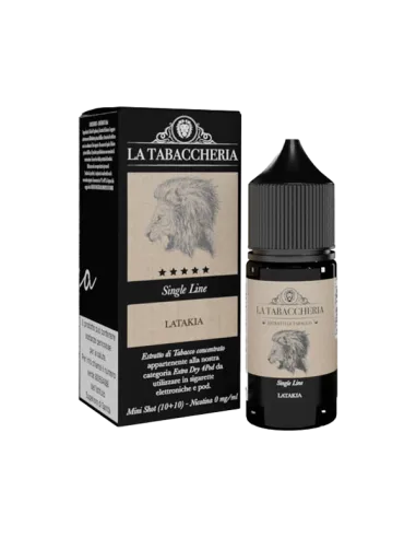 LATAKIA - 10/30 - EXTRA DRY 4POD - LA TABACCHERIA - 10ml - 0 mg/ml
