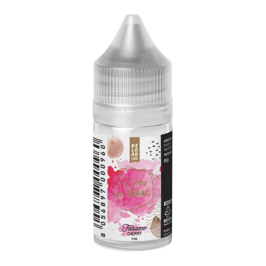 CHERRY  - 10/30 - NOTES DE TABAC - RELOADVAPE - 10ml - 0 mg/ml