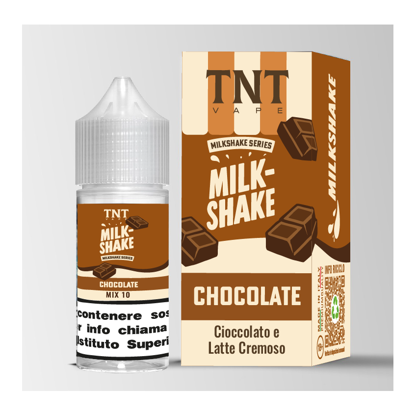 CHOCOLATE - 10/30 - MILKSHAKE - TNT - 10ml - 0 mg/ml