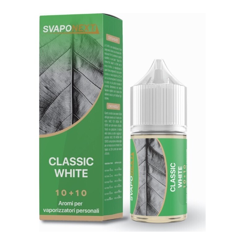 CLASSIC WHITE - 10/30 - SVAPONEXT - 10ml - 0 mg/ml