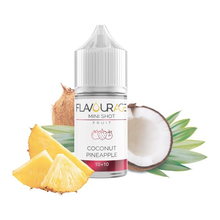COCONUT PINEAPPLE - 10/30 - FLAVOURAGE - 10ml - 0 mg/ml