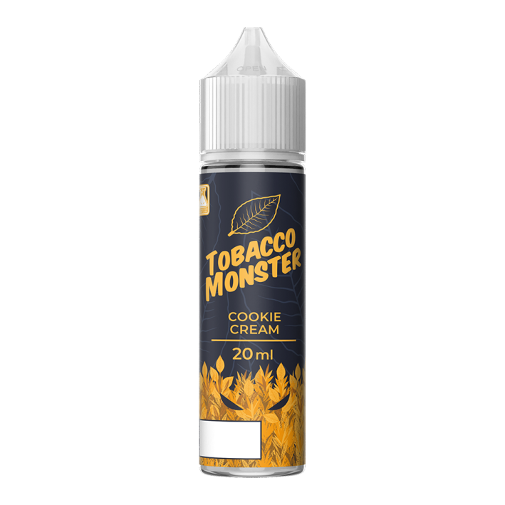 COOKIE CREAM TABACCO - 20/60 - MONSTER VAPE LABS - 20ml - 0 mg/ml