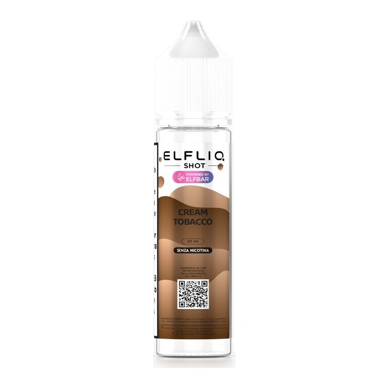 CREAM TOBACCO - 20/60 - ELFLIQ - 20ml - 0 mg/ml