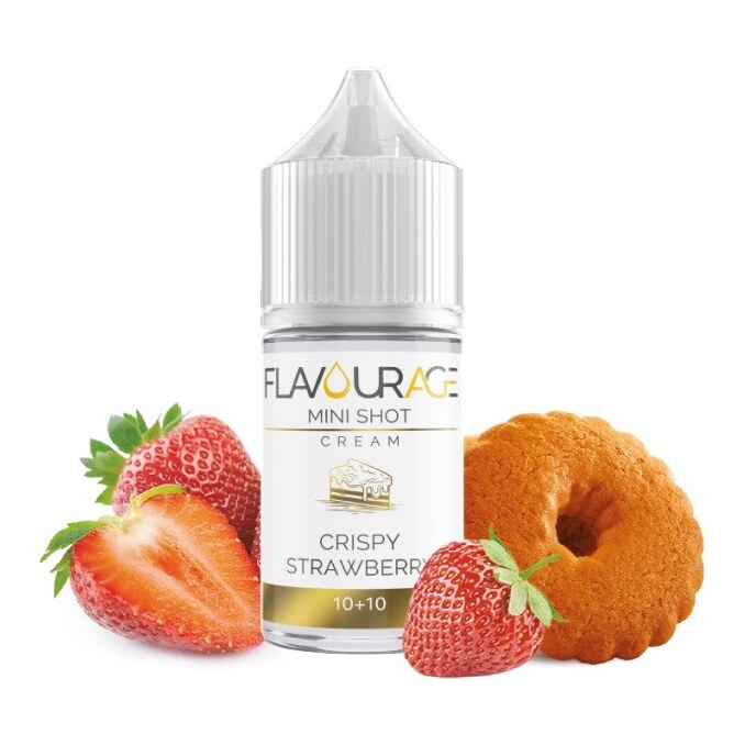 CRISPY STRAWBERRY - 10/30 - FLAVOURAGE - 10ml - 0 mg/ml