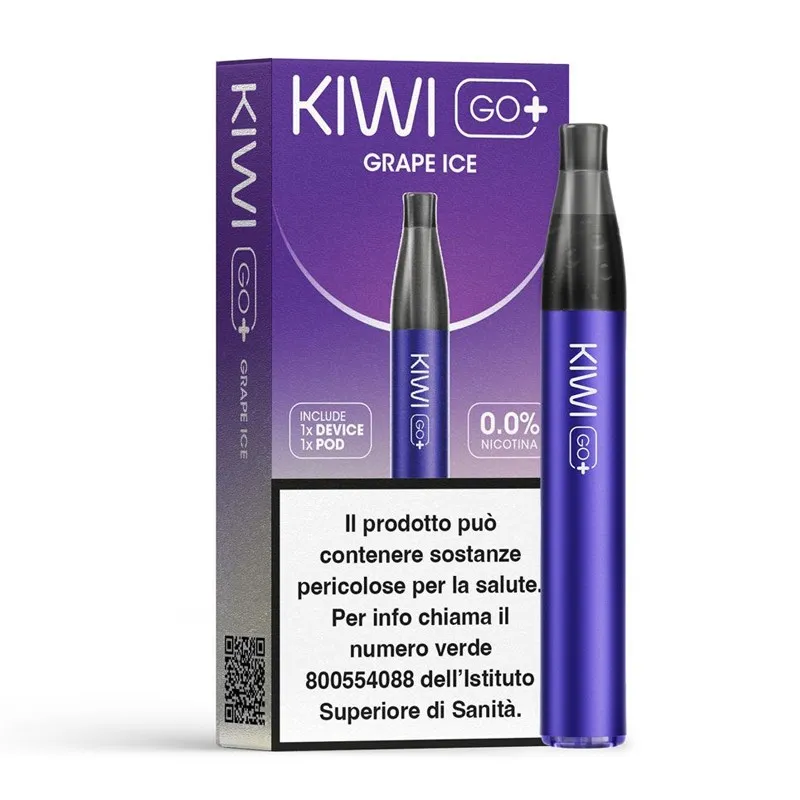 KIWI GO PLUS - STARTER KIT - GRAPE ICE - 0 mg/ml - 2ml