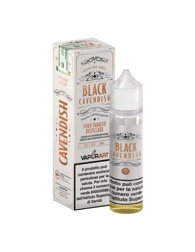 BLACK CAVENDISH - 20/60 - VAPORART - 20ml - 0 mg/ml
