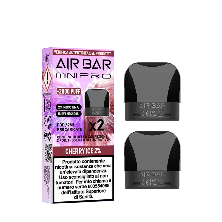 CHERRY ICE POD X2 - MINI PRO - AIRBAR - 0 mg/ml - 2ml
