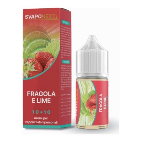 FRAGOLA E LIME - 10/30 - SVAPONEXT - 10ml - 0 mg/ml