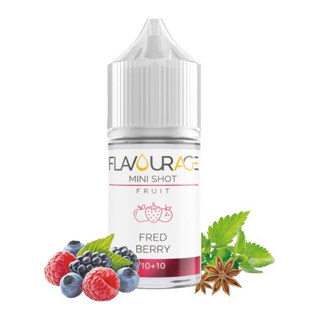 FRED BERRY - 10/30 - FLAVOURAGE - 10ml - 0 mg/ml