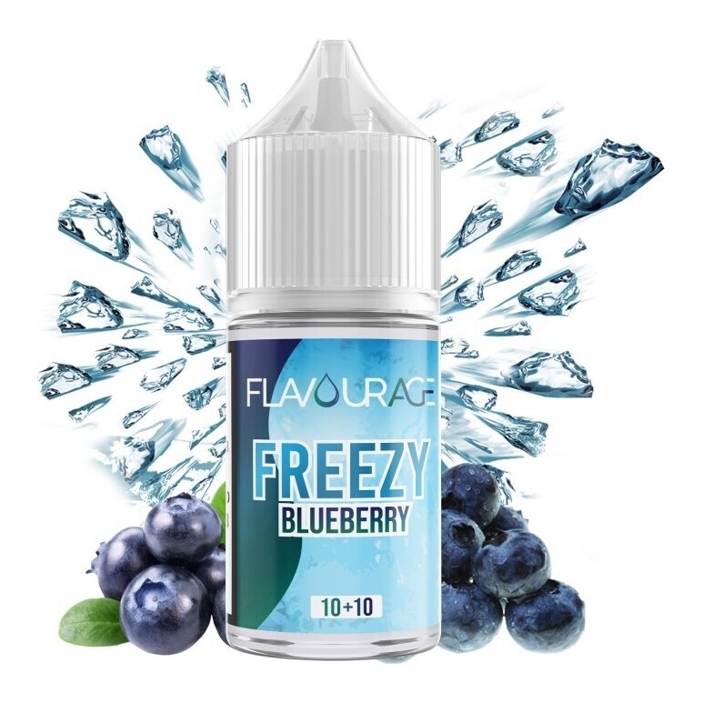 FREEZY BLUEBERRY  - 10/30 - FLAVOURAGE - 10ml - 0 mg/ml