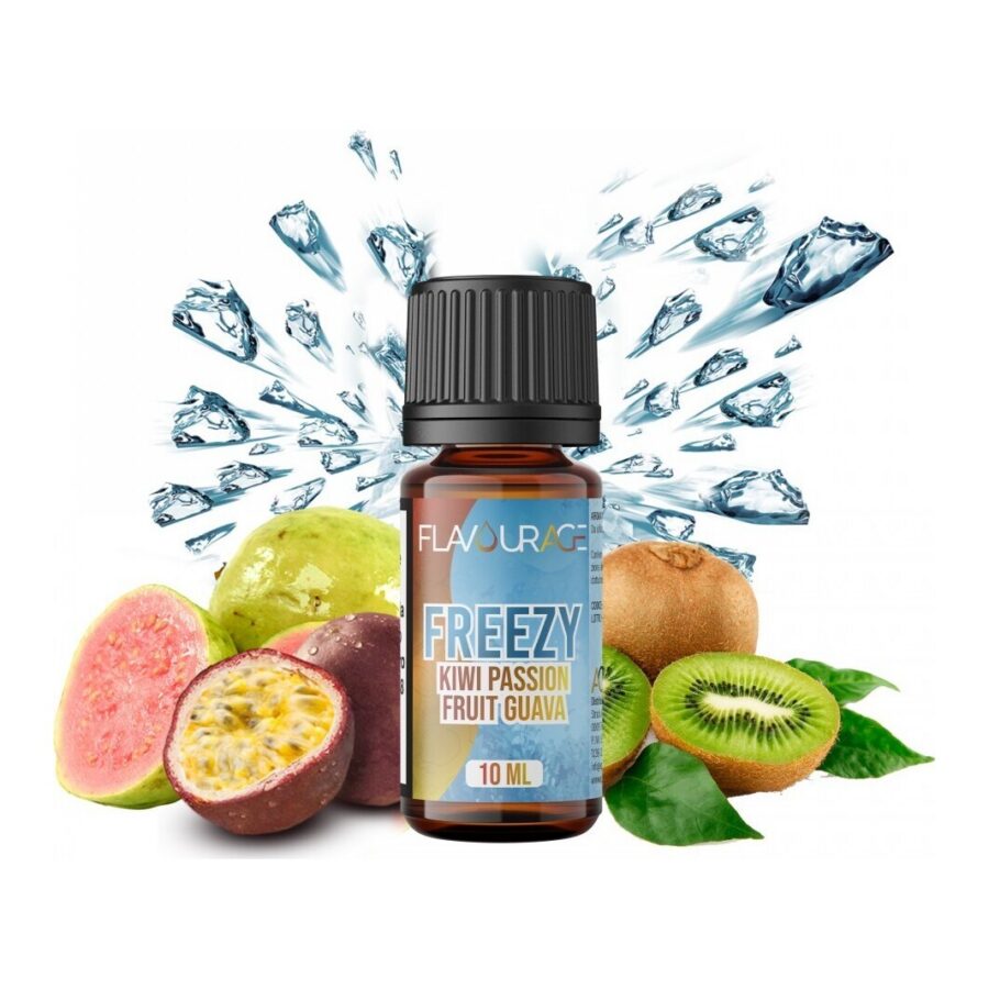FREEZY KIWI PASSIONFRUIT GUAVA - AROMA - FLAVOURAGE - 10ml - 0 mg/ml