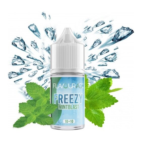 FREEZY MINTBLAST - 10/30 - FLAVOURAGE - 10ml - 0 mg/ml