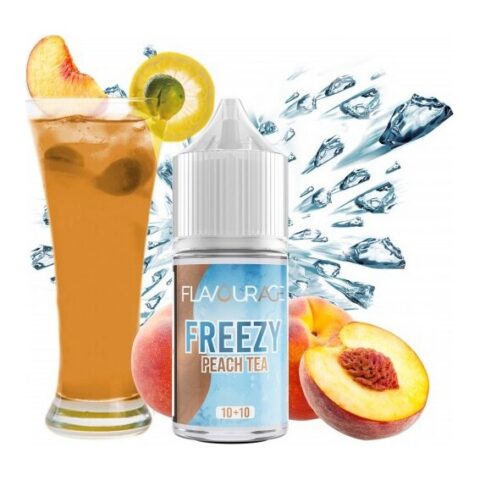 FREEZY PEACH TEA - 10/30 - FLAVOURAGE - 10ml - 0 mg/ml