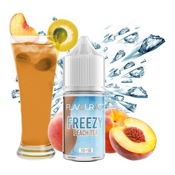 FREEZY PEACH TEA - 20/60 - FLAVOURAGE - 20ml - 0 mg/ml