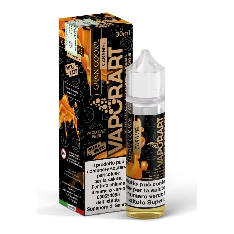 GRAN COOKIE CARAMEL - MIX 30/60 - VAPORART - 30ml - 0 mg/ml