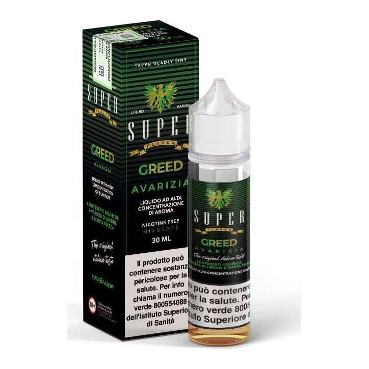 GREED - MIX 30/60 - SUPER FLAVOR - 30ml - 0 mg/ml